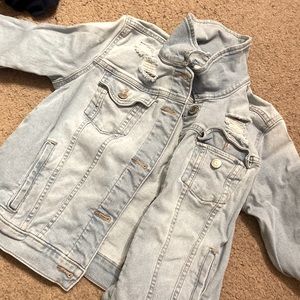 brand new jean jacket size small